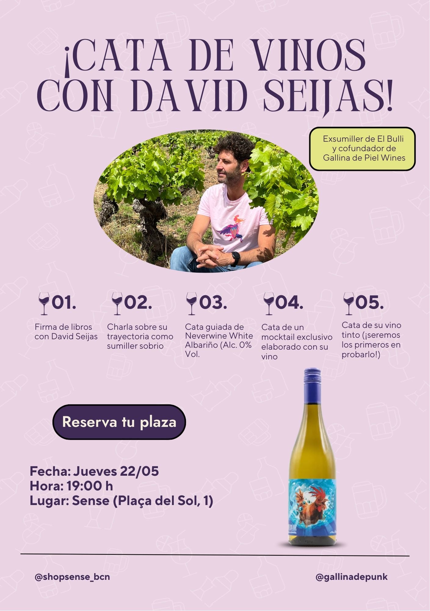 Cata de Vinos con David Seijas