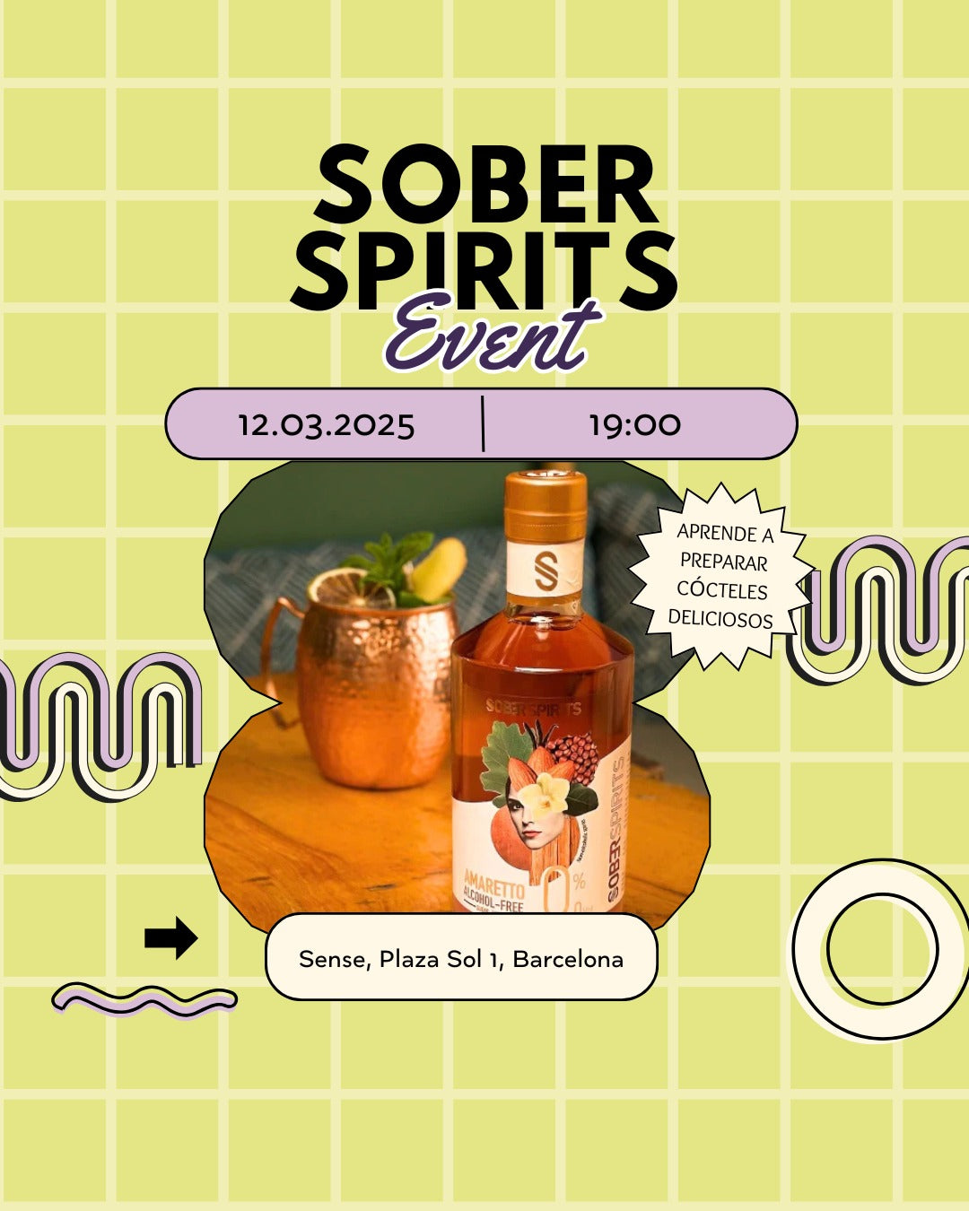 Masterclass de Cócteles Sober Spirits con Marta