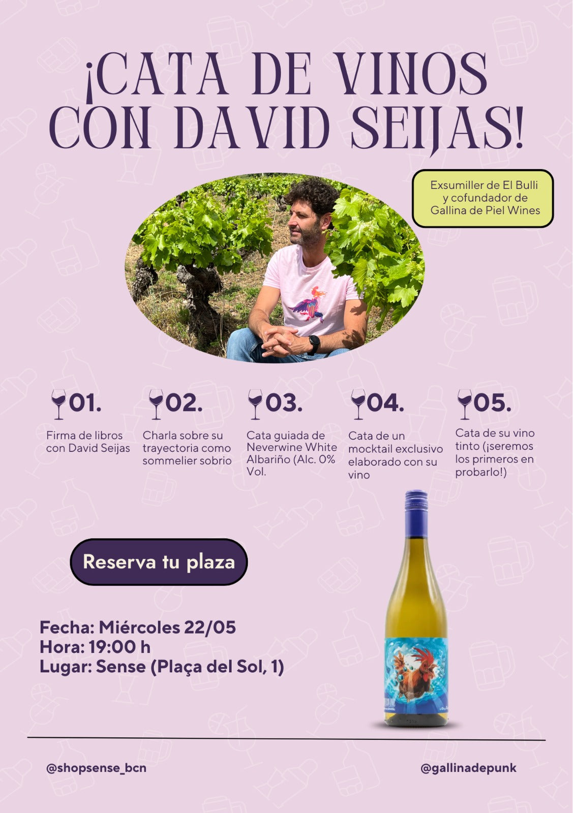 Cata de Vinos con David Seijas